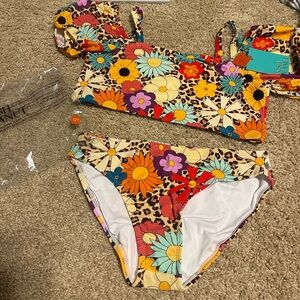 NWT Posh Peanut Moonbeam size 12Y swim